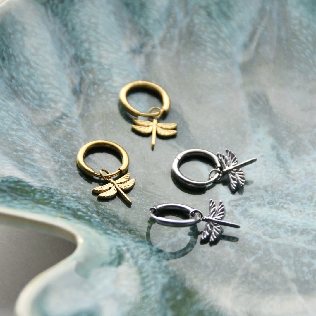 biologisch Reproduceren Souvenir oorringen libelle - SUUS - Handmade jewellerySUUS – Handmade jewellery