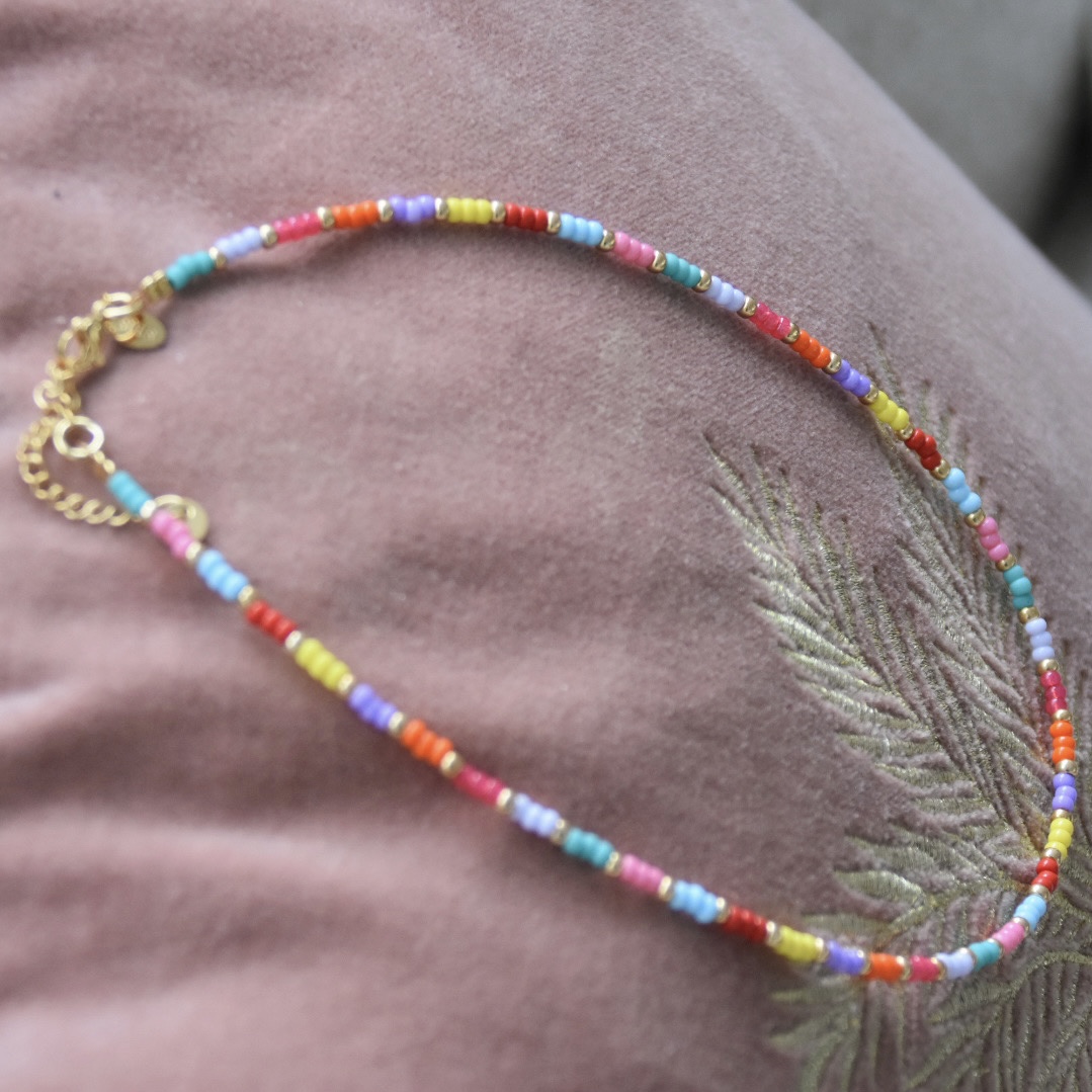 Isoleren Vertolking klassiek ketting gekleurde kralen - summer stunning - SUUS - Handmade jewellerySUUS  – Handmade jewellery