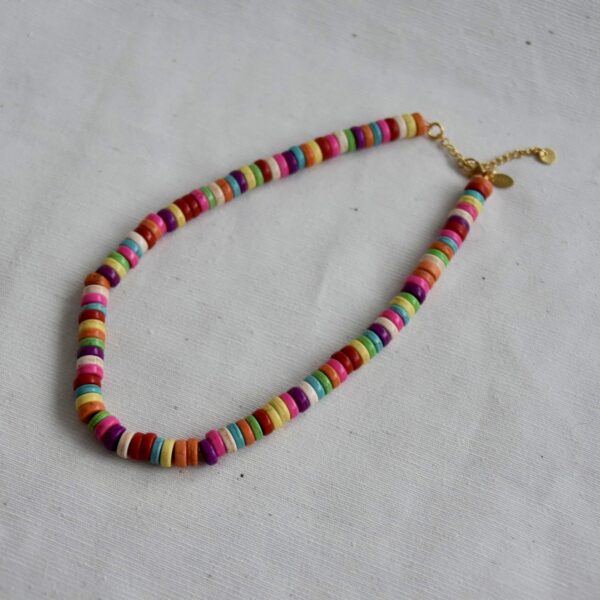 Uitvoerbaar zadel vervagen Afrikaanse kralen ketting multi colour - big - SUUS - Handmade  jewellerySUUS – Handmade jewellery