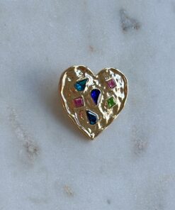 Broches spice it up- wild heart gold