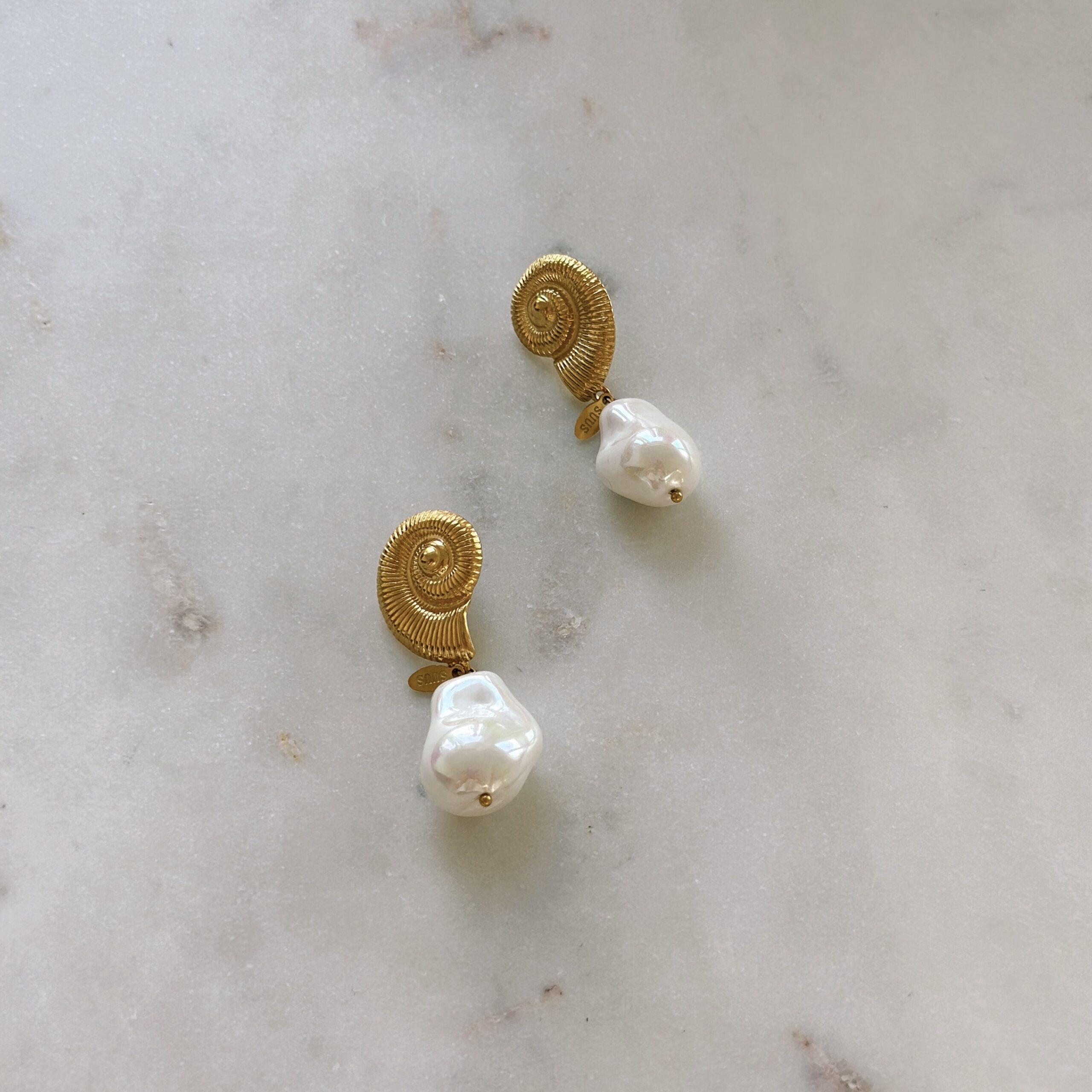 oorbellen chic shell pearl 3 oorbellen chic shell pearl - Image 3