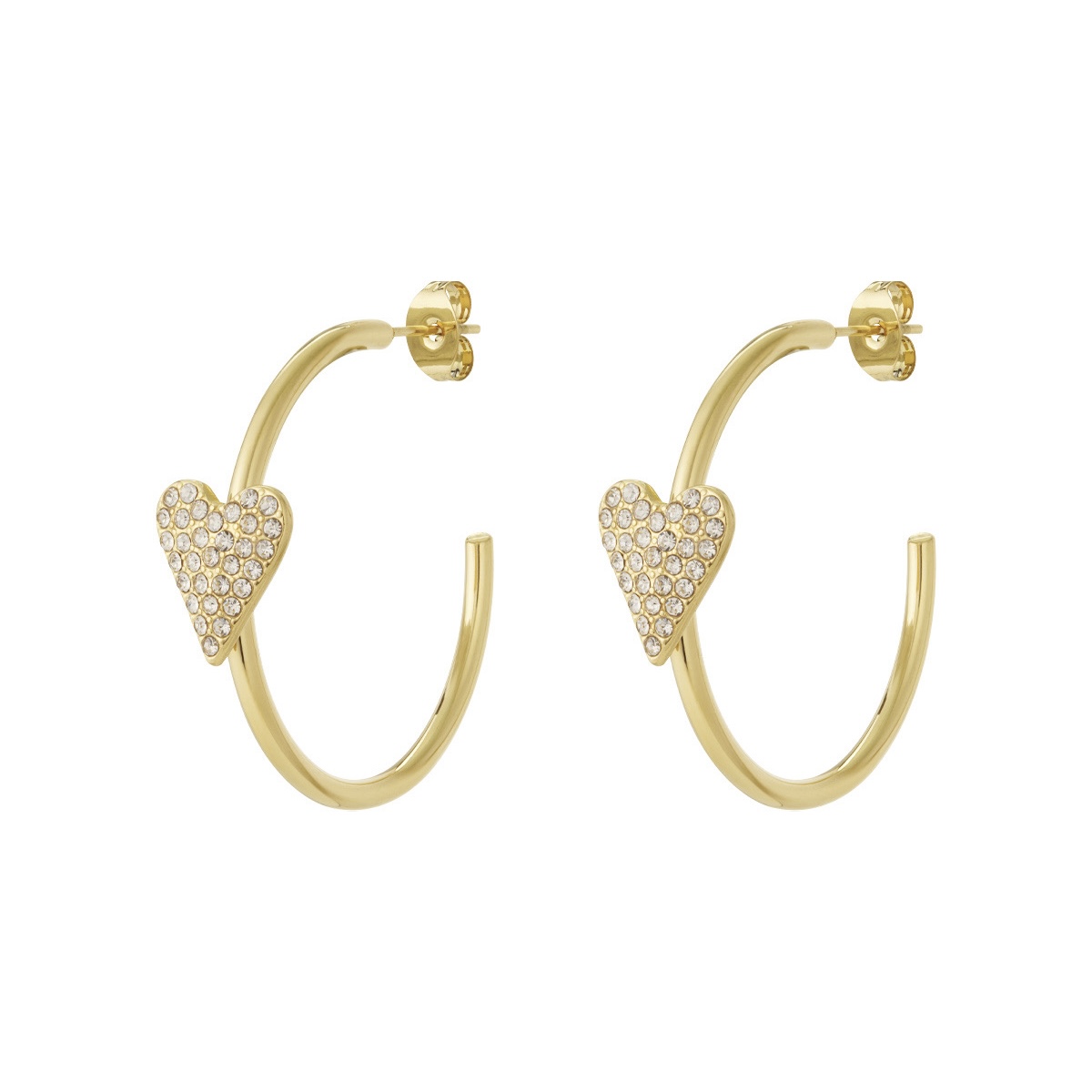 oorringen Heart of diamonds 1 oorringen Heart of diamonds