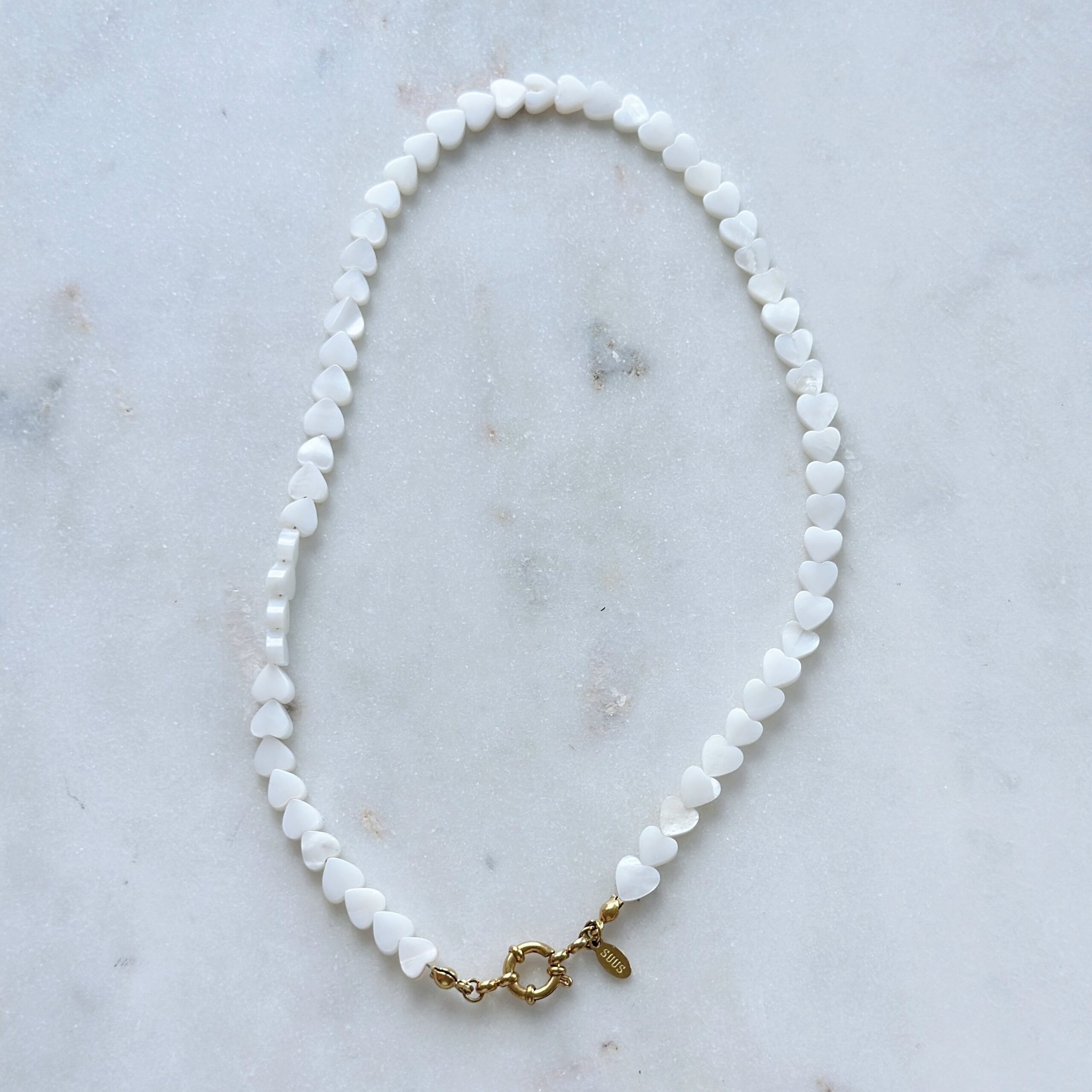 Schelpenketting sweetheart 1 Schelpenketting Sweetheart