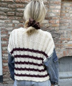 Trui Denim en Bordeaux Dream