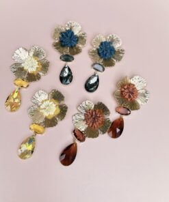 Oorbellen Golden Bloom Statement