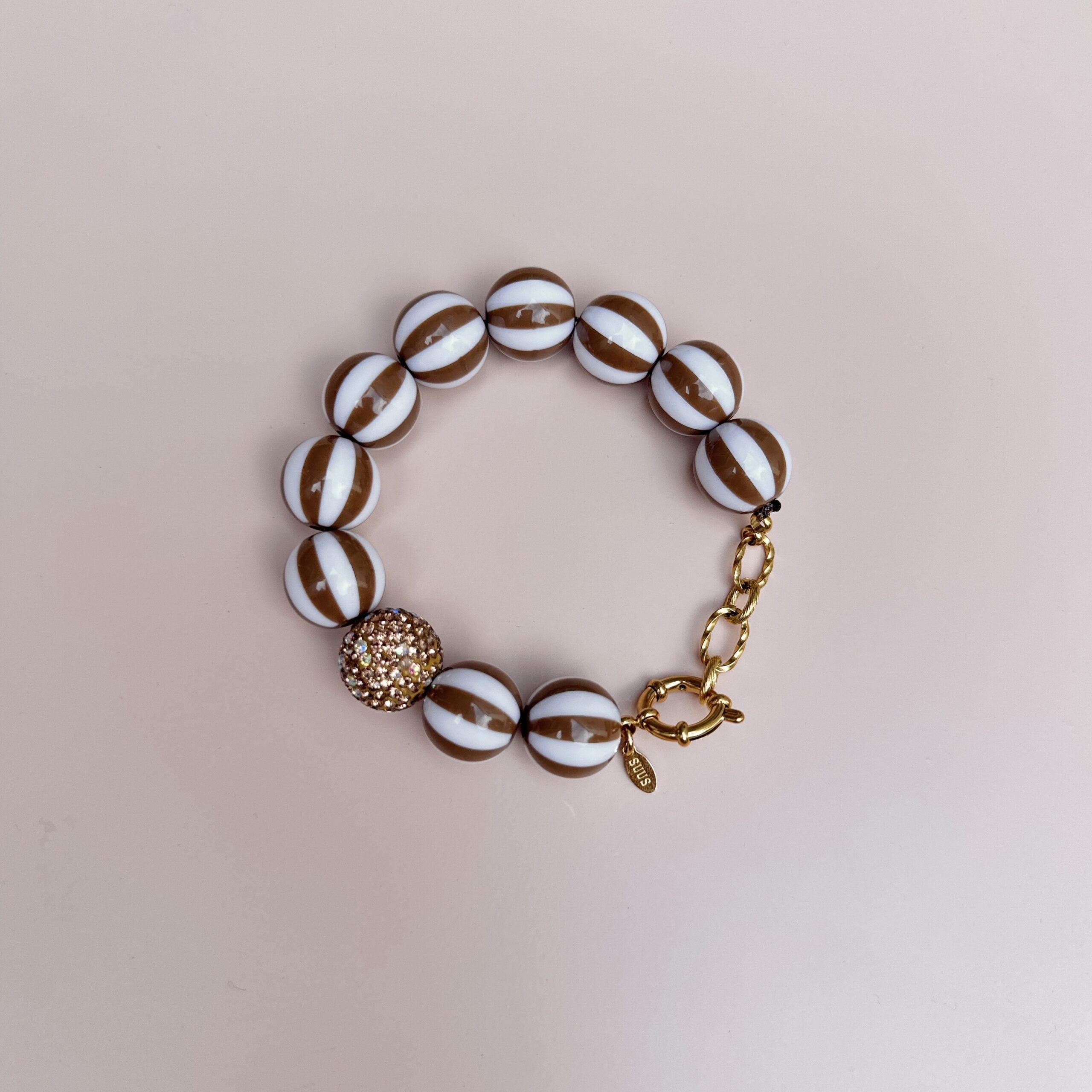 Armband Mocha Pearl 1 Armband Mocha Pearl