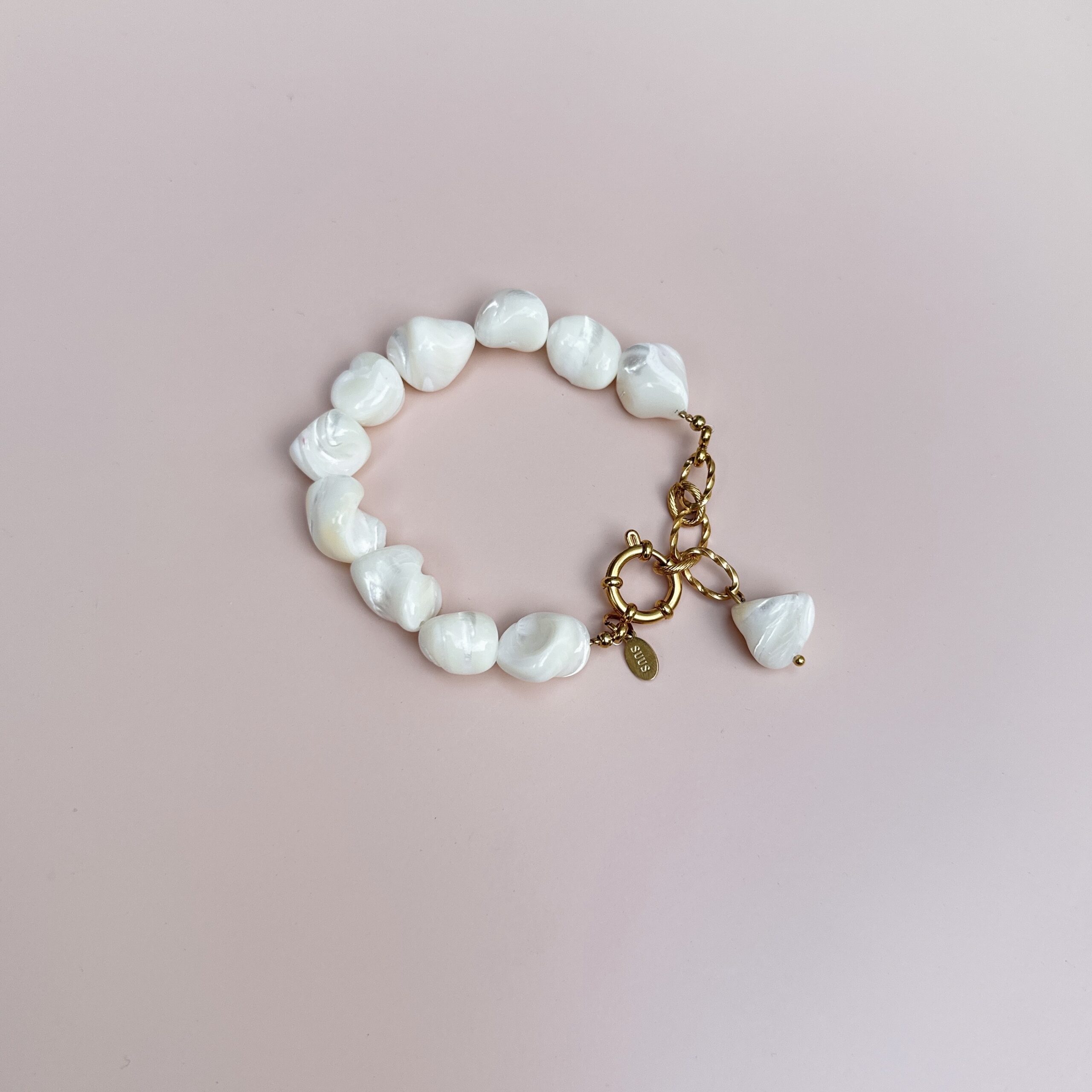 Armband White Shell 1 Armband White Shell