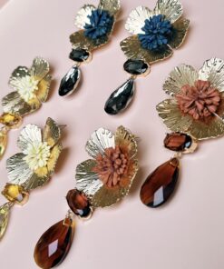 Oorbellen Golden Bloom Statement