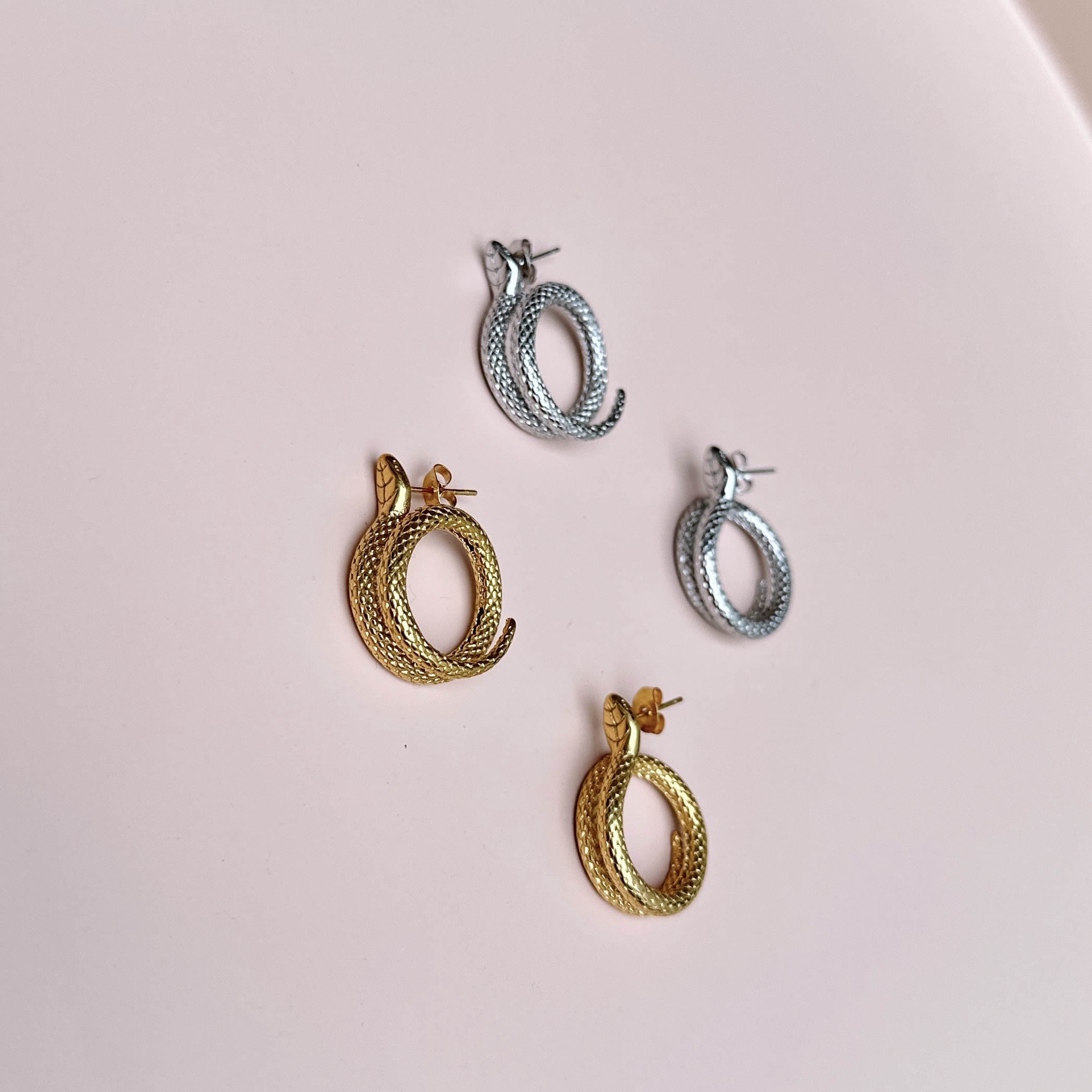 Oorbellen Snake Hoops 1 Oorbellen Snake Hoops