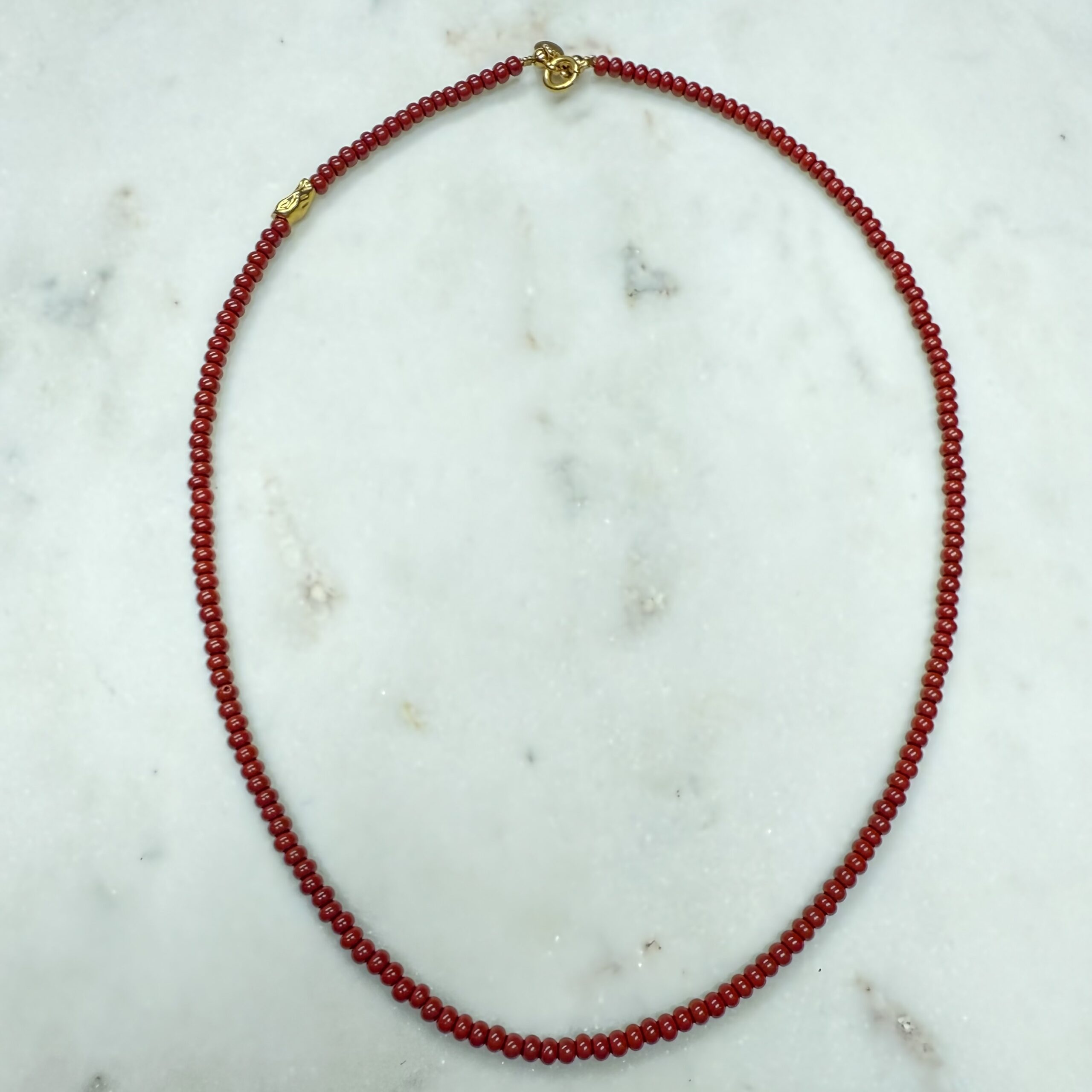 Ketting Ruby Mini Beads 1 Ketting Ruby Mini Beads