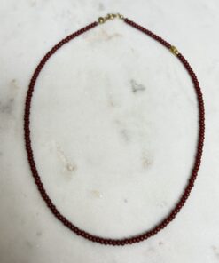 Ketting Ruby mini beads