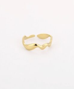 Ring Golden Wave