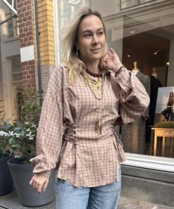 Blouse Tie Waist Check