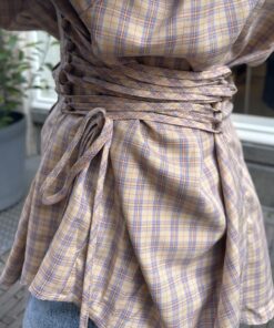 Blouse Tie Waist Check