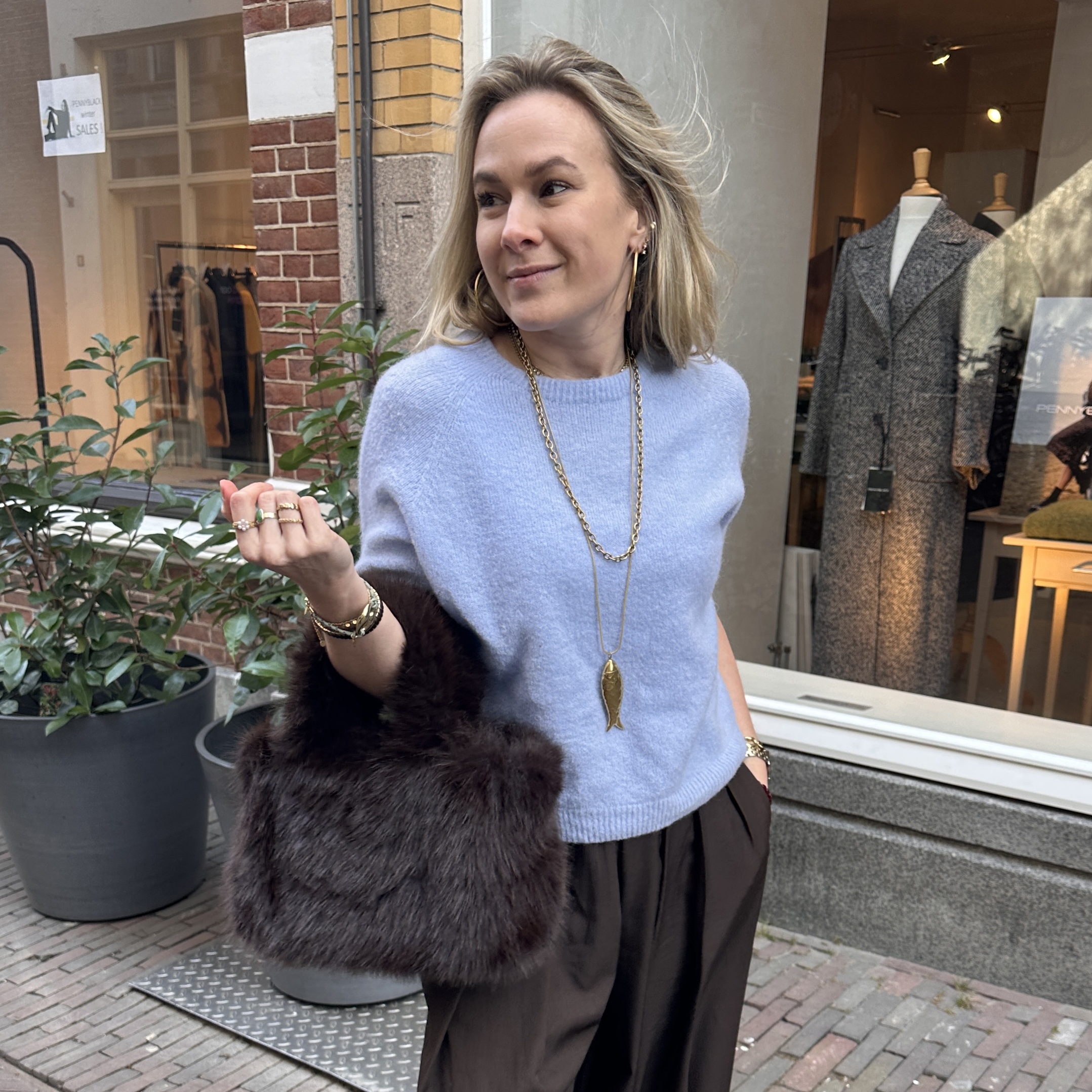 Top Soft Alpaca - Ice Blue 1 Top Soft Alpaca - Ice Blue