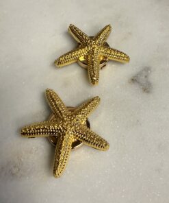 Knoop Broche Golden Starfish
