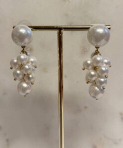 Oorbellen Pearl Cluster