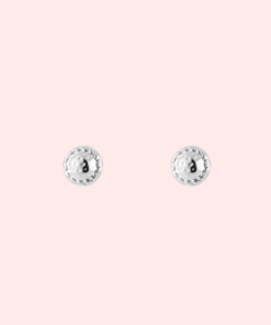 Oorbellen Hammered Dot Studs 5 Oorbellen Hammered Dot Studs