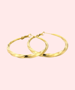 Oorbellen Twisted Classic Hoops