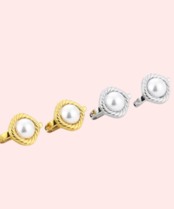 Oorbellen Pearl Halo