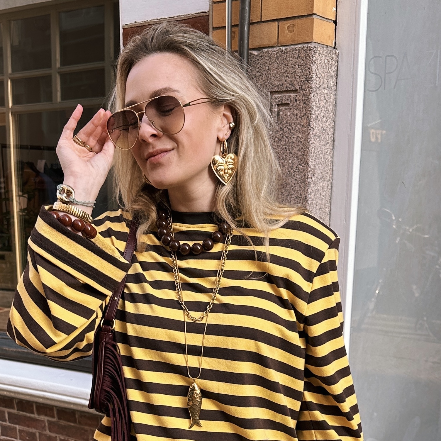 one piece oorbellen boho hearts 2 Oorbellen Boho hearts