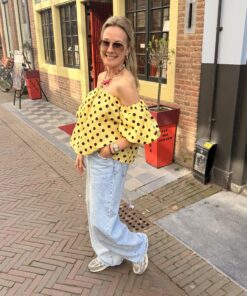 Top Polka Breeze Wit