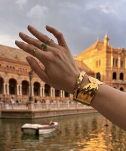 Bangle Golden Ripple