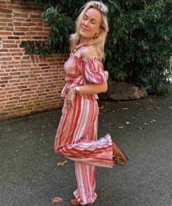 Stripe & Shine - red