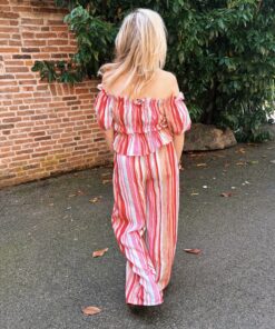 Alternative view of Stripe & Shine - red