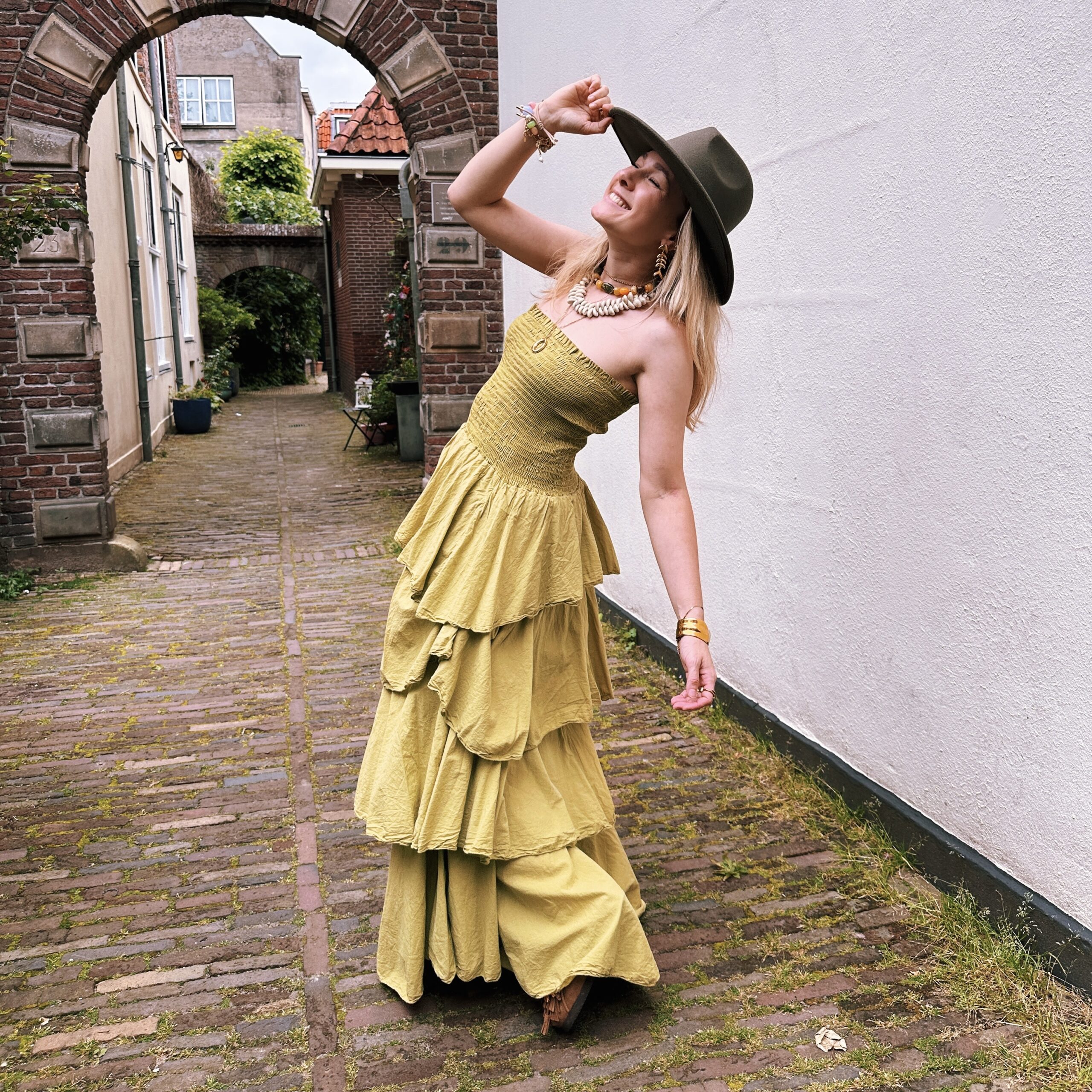 summer ruffle dress - long 1 summer ruffle dress - long