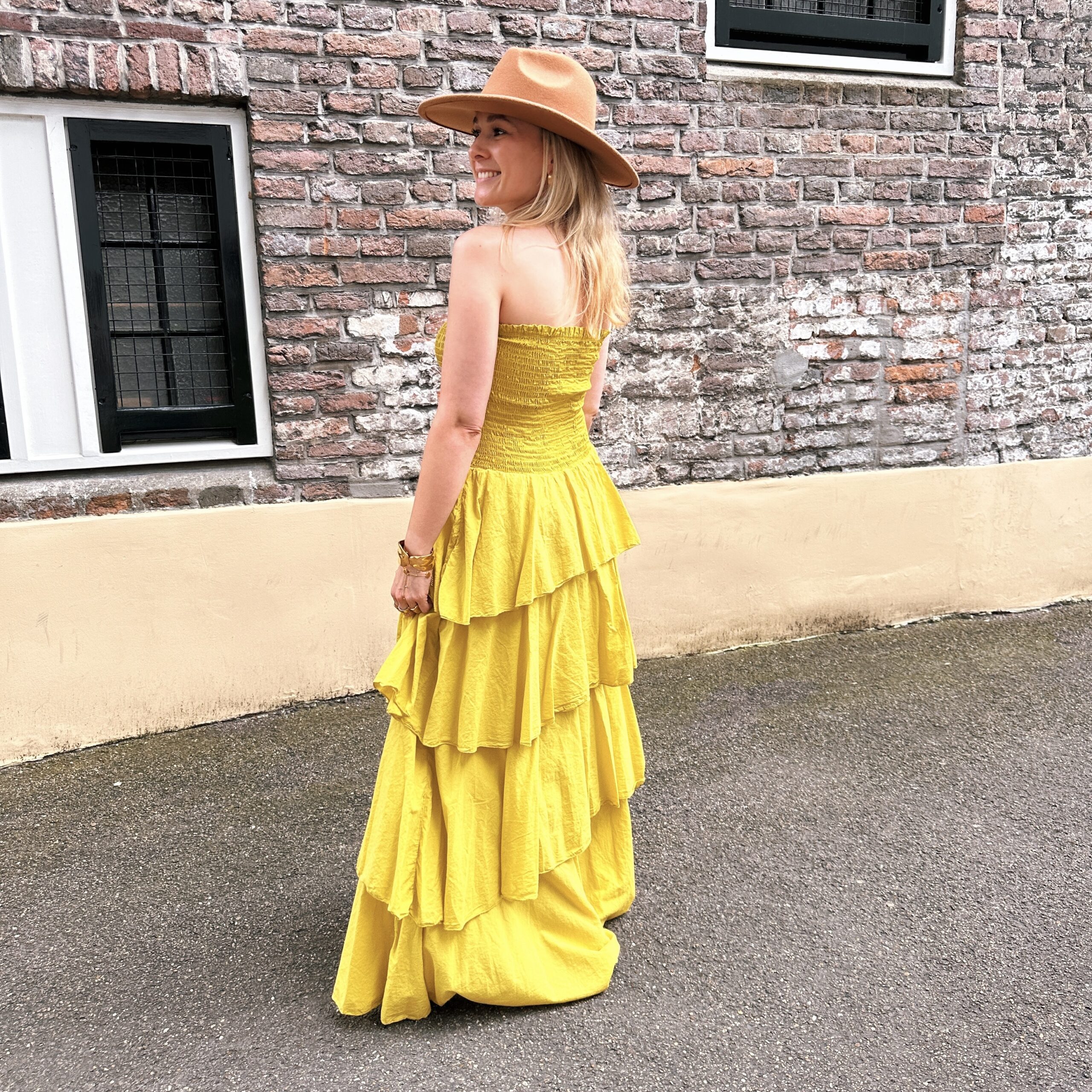 summer ruffle dress - long 3 summer ruffle dress - long - Image 3