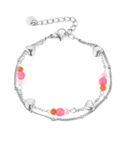 Alternative view of 2-in-1 armband colourful hearts