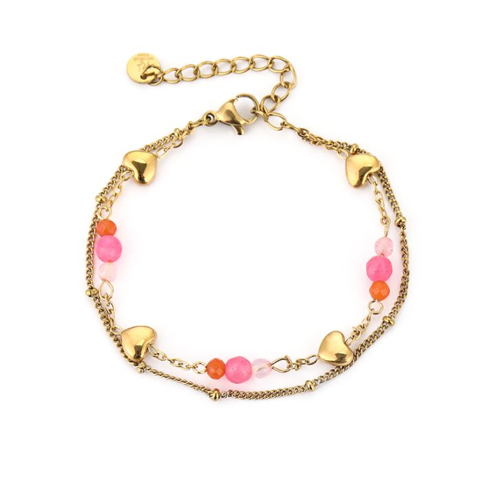 2-in-1 armband colourful hearts 1 2-in-1 armband colourful hearts