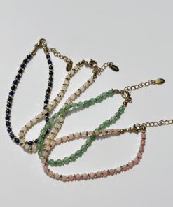 armband tiny gemstones