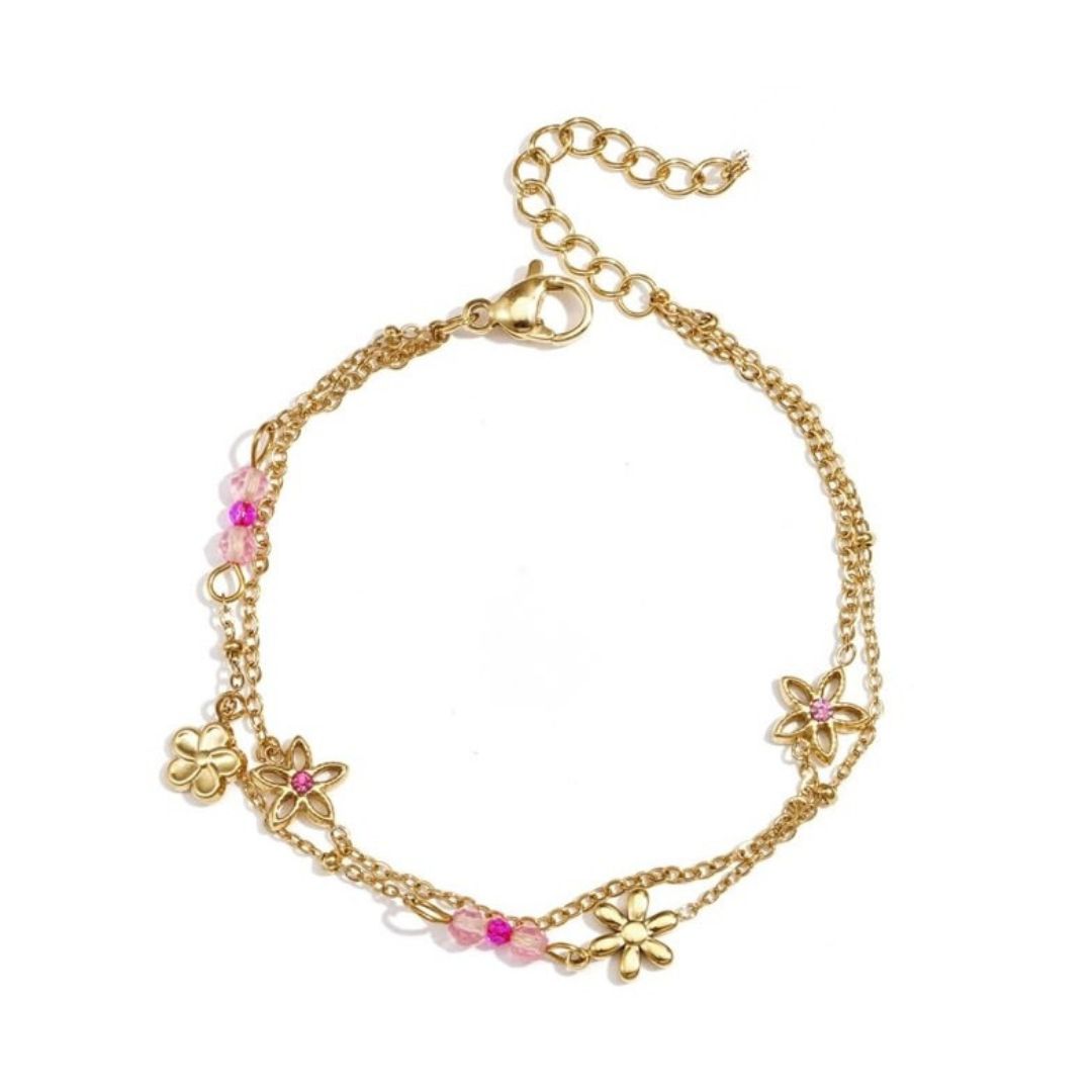 Armband Pink Bloom 1 Armband Pink Bloom