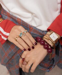 Armband boho dream aubergine 4 Armband boho dream aubergine - Image 2