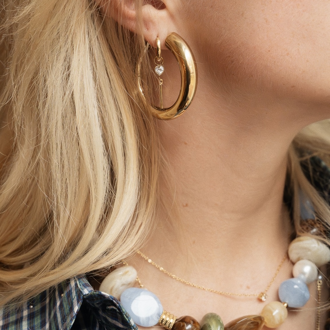 Oorbellen Tapered Hoops 1 Oorbellen Tapered Hoops